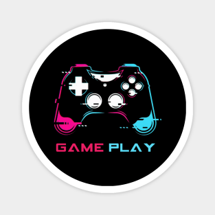 Gamers game play Magnet